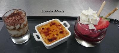 Trio de dessert
